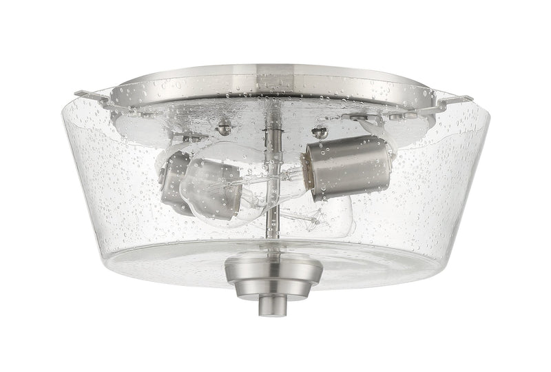 Grace 2 Light 13" Flushmount in Brushed Polished Nickel