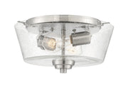 Grace 2 Light 13" Flushmount in Brushed Polished Nickel