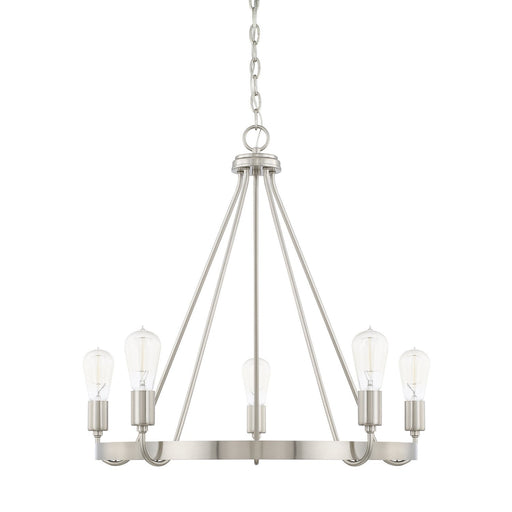 Tanner 5-Light Chandelier in Brushed Nickel