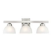 Somerset 3-Light 24.75" Bath Vanity Light in Brushed Nickel