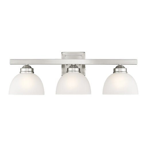Somerset 3-Light 24.75" Bath Vanity Light in Brushed Nickel