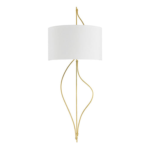 Akina 2-Light Wall Sconce in Vintage Brass