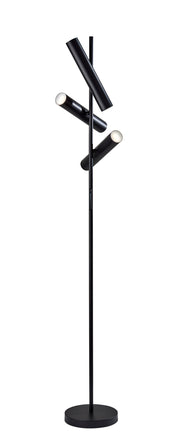 Greer LED Tree Floor Lamp in Black