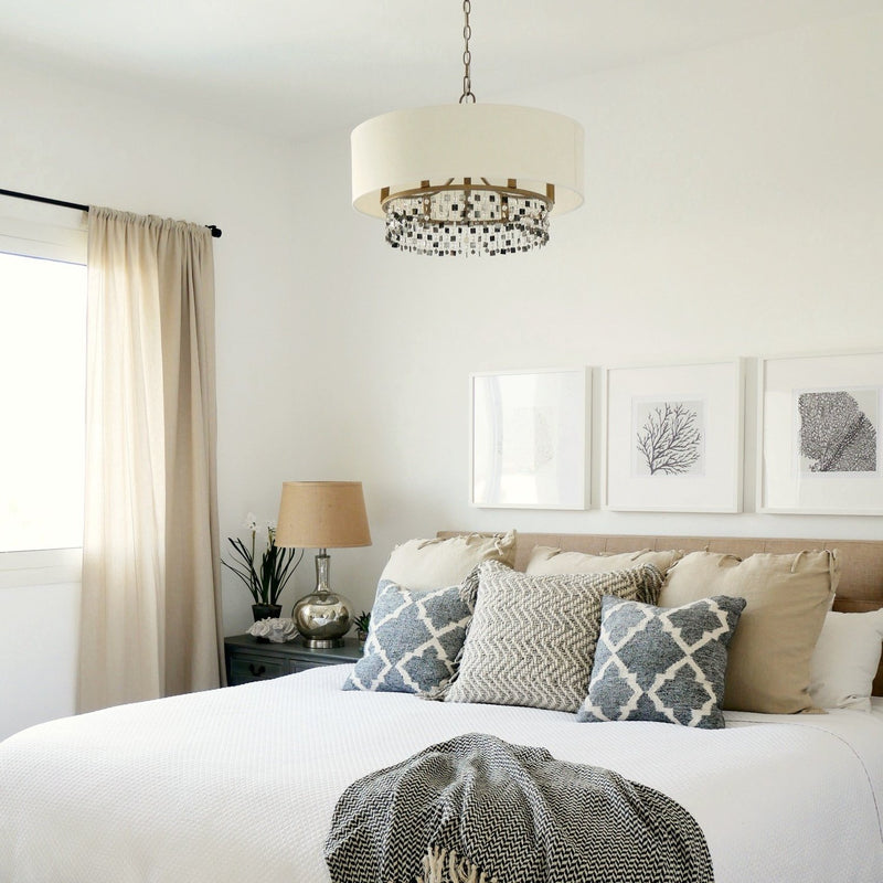 Harper 6-Light Pendant in Brushed Gold