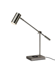 Collette LED Desk Lamp in Brushed Steel