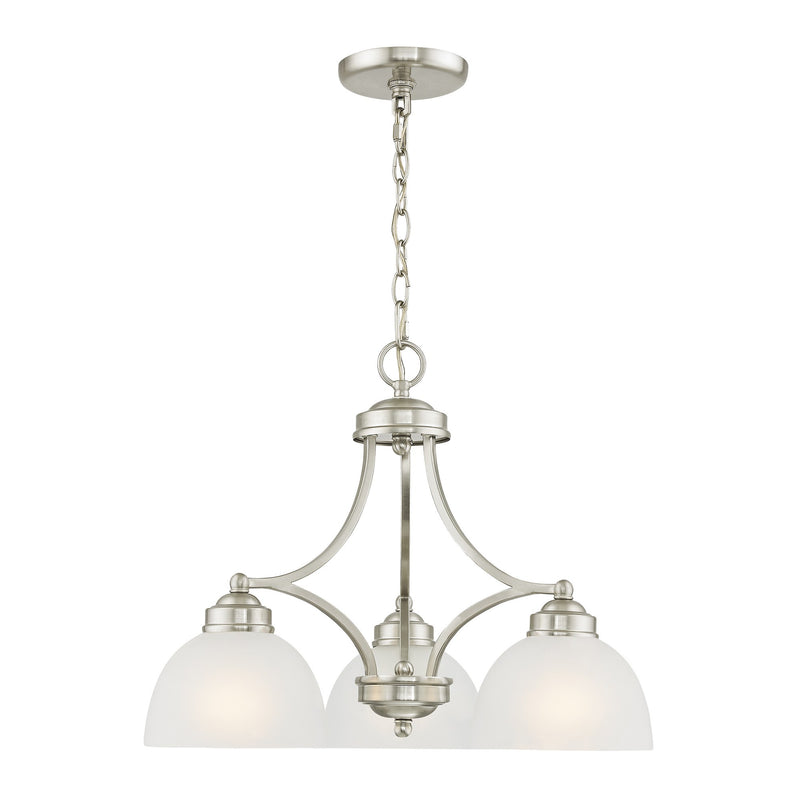 Somerset 3-Light Chandelier in Brushed Nickel