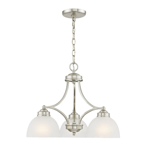 Somerset 3-Light Chandelier in Brushed Nickel