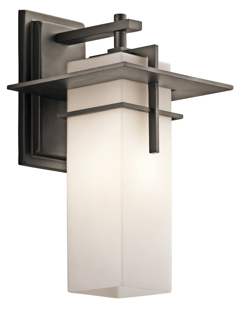 Caterham Medium Outdoor Wall Lantern in Olde Bronze