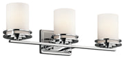 Hendrik 3-Light Bath Vanity Light in Chrome