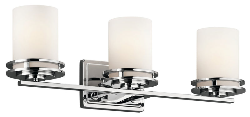 Hendrik 3-Light Bath Vanity Light in Chrome