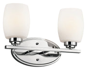 Eileen 2-Light Bath Vanity Light in Chrome