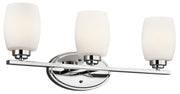 Eileen 3-Light Bath Vanity Light in Chrome