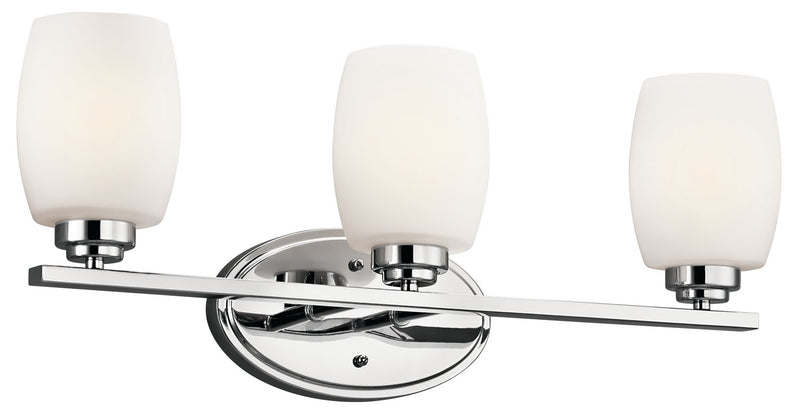 Eileen 3-Light Bath Vanity Light in Chrome