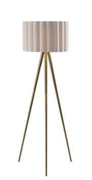 Caldwell Floor Lamp in Antique Brass