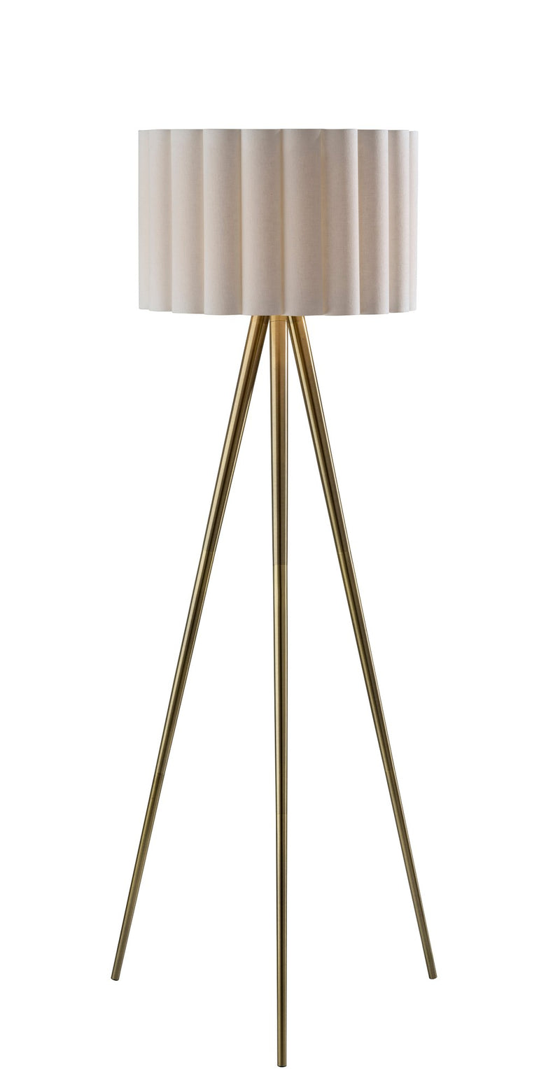 Caldwell Floor Lamp in Antique Brass