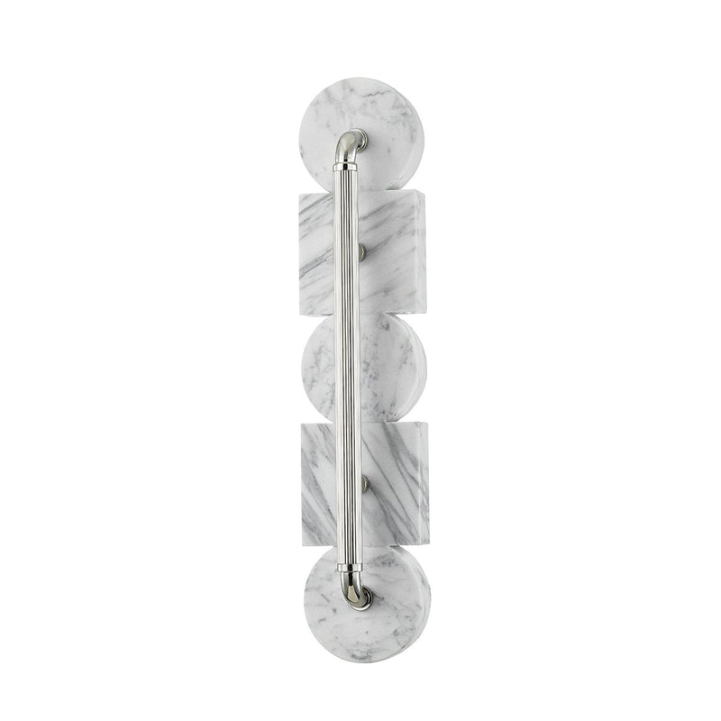 Sena Small Wall Sconce in Burnished Nickel