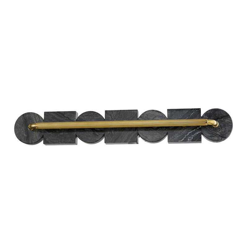 Sena Large Wall Sconce in Vintage Brass