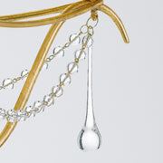 Metro 3 Light 15.5" Chandelier in Antique Gold