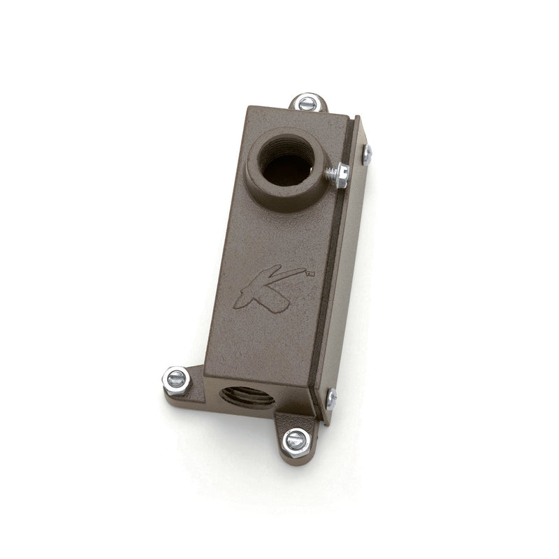 Landscape Mounting Junction in Textured Architectural Bronze