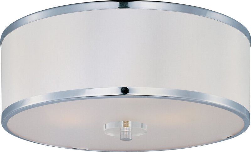 Metro Three Light Semi-Flush Mount in Polished Chrome