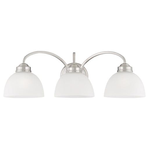 Somerset 3-Light 25" Bath Vanity Light in Brushed Nickel