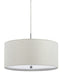 Uni-Pack Two Light Pendant In Casual White