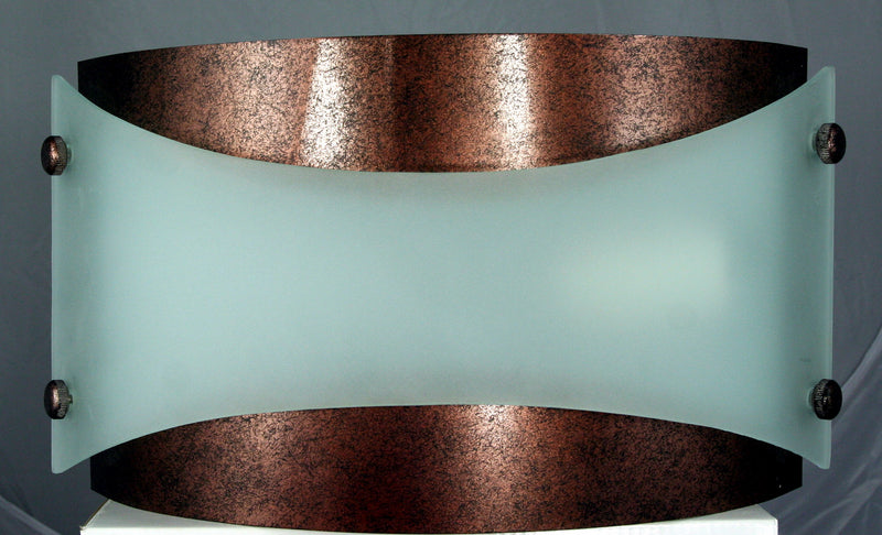 Wall One Light Wall Lamp In Rust