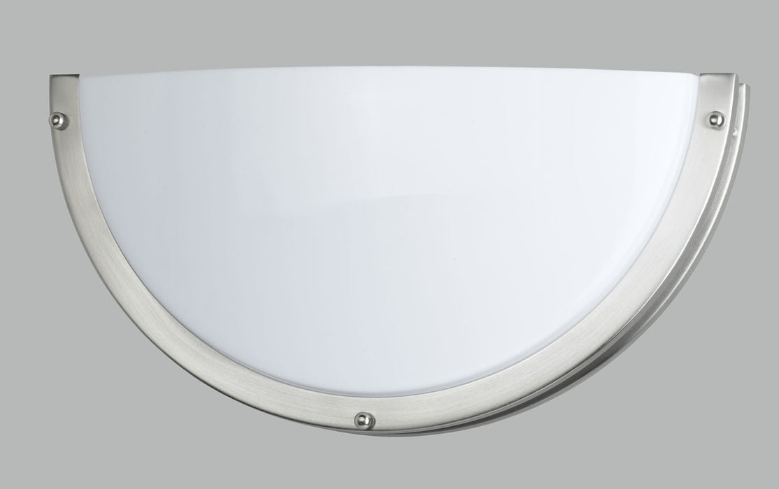 Uni-Pack Two Light Wall Lamp In Brushed Steel