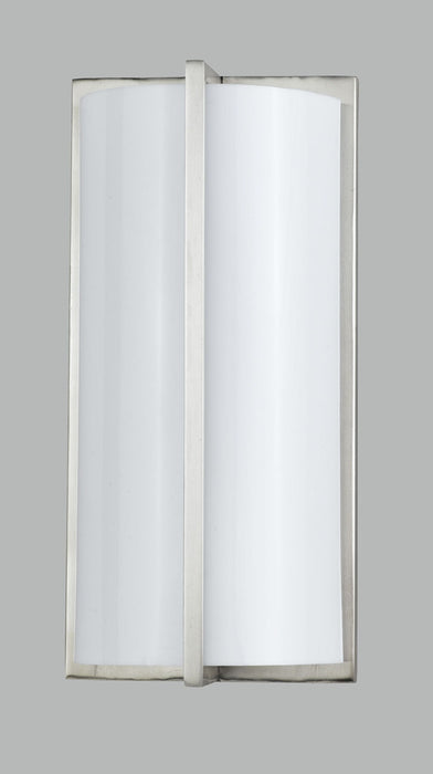 Wall One Light Wall Lamp In Brushed Steel