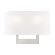 Ada 2-Light 14" ADA Wall Sconce in Brushed Nickel