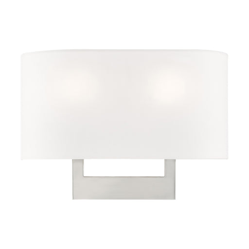 Ada 2-Light 14" ADA Wall Sconce in Brushed Nickel