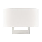 Ada 2-Light 14" ADA Wall Sconce in Brushed Nickel