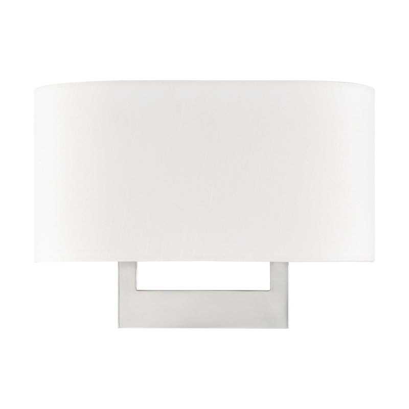 Ada 2-Light 14" ADA Wall Sconce in Brushed Nickel