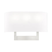 Ada 3-Light 16" ADA Wall Sconce in Brushed Nickel