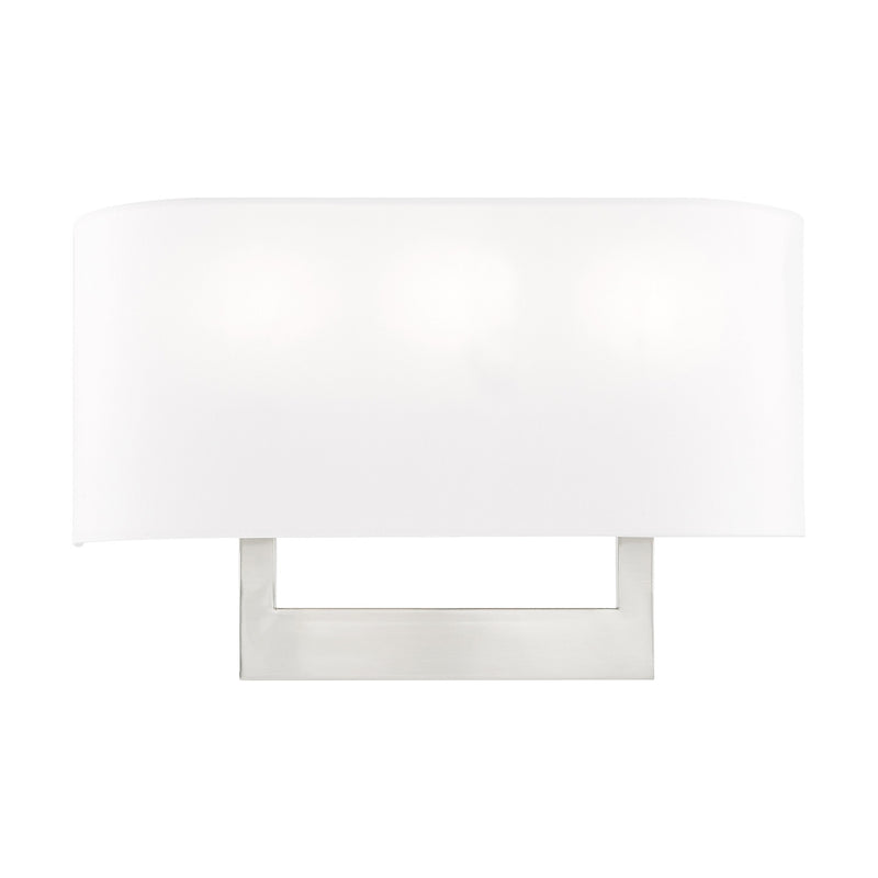 Ada 3-Light 16" ADA Wall Sconce in Brushed Nickel