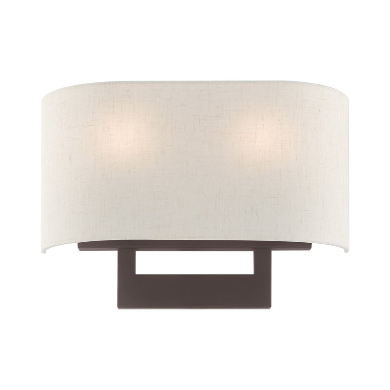 Ada 2-Light 14" ADA Wall Sconce in Bronze