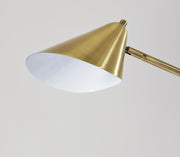 Hawthorne Floor Lamp in Antique Brass