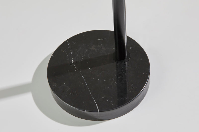 Bowery Arc Floor Lamp in Black Marble