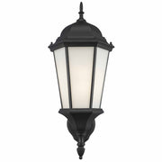 San Rafael 23" Outdoor Wall Lantern in Black / Frosted