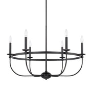 Rylann 6-Light Chandelier in Matte Black