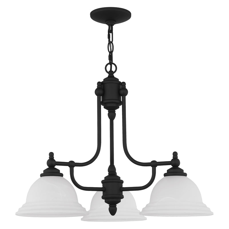 North Port 3-Light Chandelier in Black