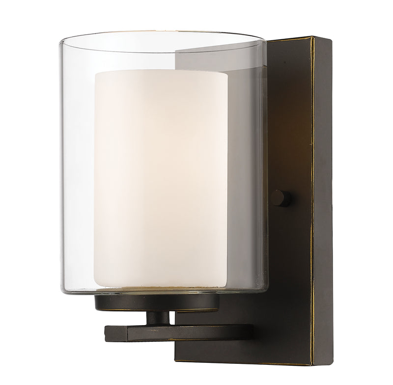 Willow 1 Light 4.5" Wall Sconce in Olde Bronze