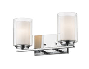 Willow 2 Light 15" Vanity in Chrome