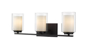 Willow 3 Light 24" Vanity in Matte Black