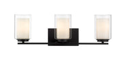 Willow 3 Light 24" Vanity in Matte Black