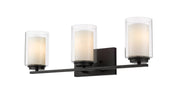 Willow 3 Light 24" Vanity in Matte Black