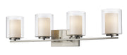 Willow 4 Light 31.5" Vanity in Brushed Nickel