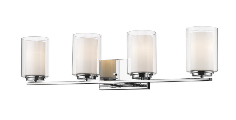 Willow 4 Light 31.5" Vanity in Chrome