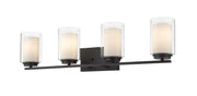 Willow 4 Light 31.5" Vanity in Matte Black