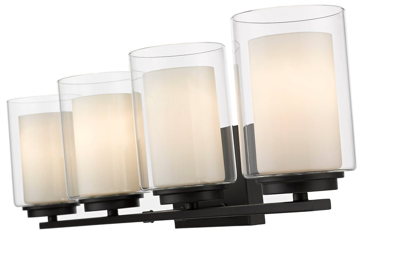 Willow 4 Light 31.5" Vanity in Matte Black